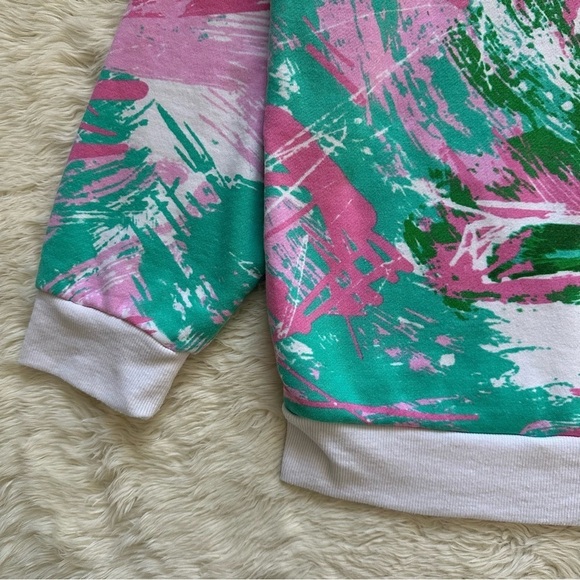 Disney Hoodie Monsters Inc Mike Wazowski Graffiti Long Sleeve Pullover Hooded XL - Picture 5 of 12